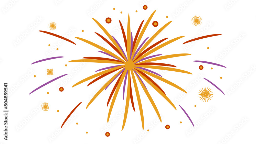 Obraz premium Festive fireworks display