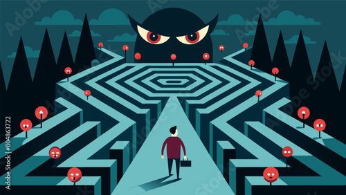 The Paranoia Pathway is a neverending maze of darkness and mistrust leading lost souls deeper into a world of perpetual suion and uncertainty..