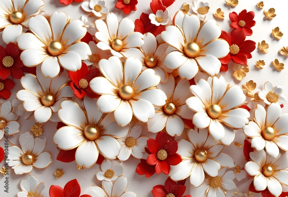3d rendered photo of flowers on a plain background
3d rendered photo of flowers on a plain background