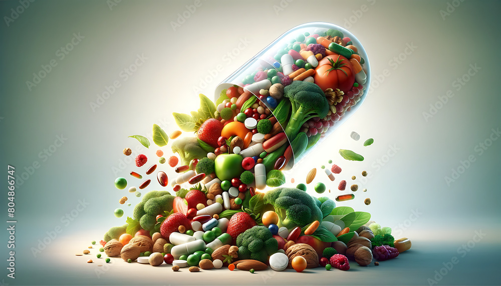 Nature's Prescription: A Vibrant Blend of Natural and Supplemental Nutrition