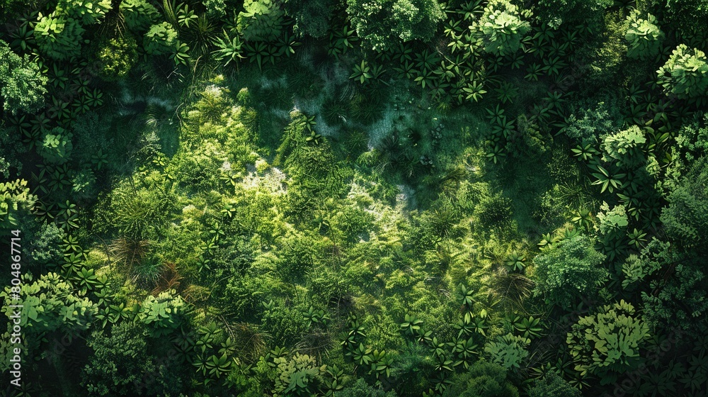 Daylight Canopy: Forest's Sunlit Tapestry Daylight Canopy: Forest's Sunlit Tapestry