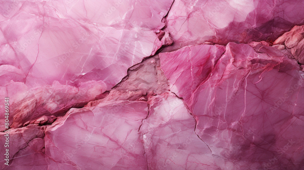 Fototapeta premium Painted Beautiful Dark Pink Colors With Marbled Stone Texture Background