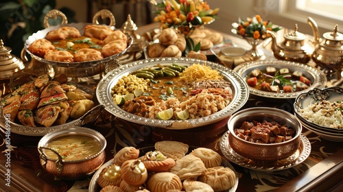 Assorted Traditional Indian Recipes  Colorful Culinary Delights from India s Rich Cuisine