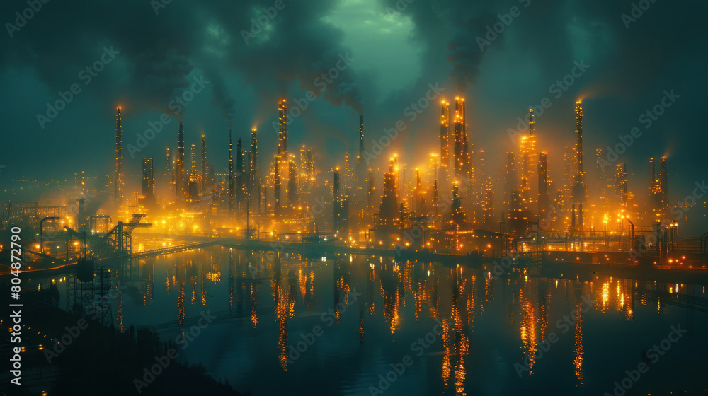 Fototapeta premium Technology serves as a catalyst for progress, driving efficiency and unlocking new possibilities.