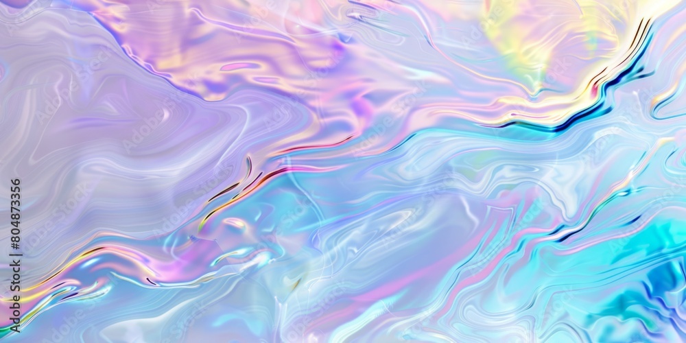 Spectral Enchantment: A Mesmerizing Swirl of Paint, Infused with the Delicate Tones of Pink and Blue
