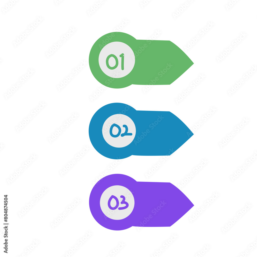 Obraz premium Bookmark flat icon