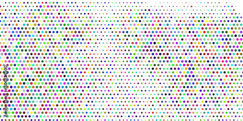 Basic halftone dots effect in black and white color. Halftone effect. Dot halftone. Black white halftone.Background with monochrome dotted texture. Polka dot pattern template. abstract
