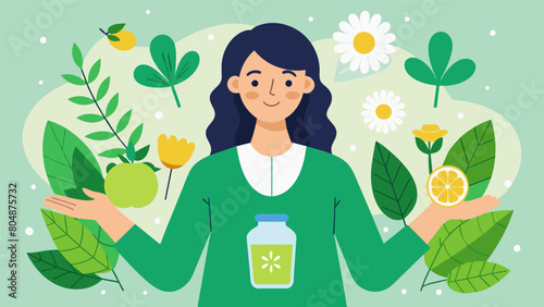 A woman proudly presents her bountiful collection of chamomile peppermint and lemon balm each with their own medicinal uses..