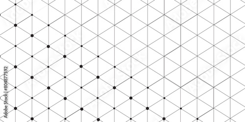 Abstract digital background of points and lines. abstract technology Network nodes with polygonal shapes on grey Vector background. Modern technology concept network connects, data structure design.