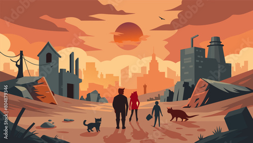 The audience is transported to a reality where a catastrophic earthquake has destroyed cities and infrastructure leaving survivors to fend for.