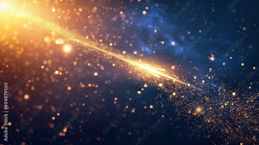 Meteor Shower Gleam: Sparkling Frame Meteor Shower Gleam: Sparkling Frame
