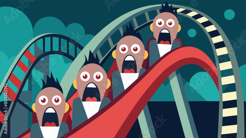 The Paranoia Coaster Riders are sped into a roller coaster that plays on their deepest fears and insecurities causing them to question their own.