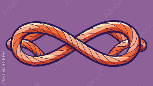 A tangled knotted rope is rep by a smooth seamless ribbon that flows freely untying the knots of tension and stress..