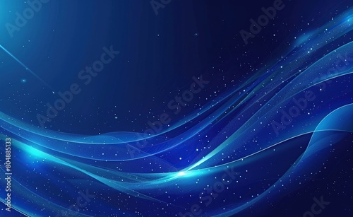 blue abstract background, with wavy concept.