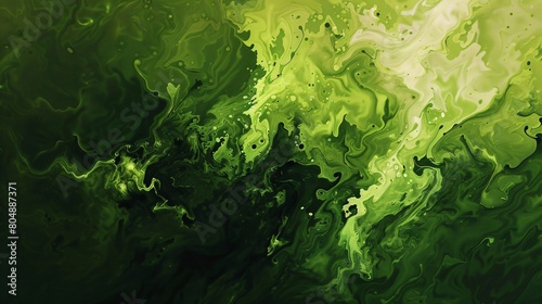 Green abstract background © Hachem