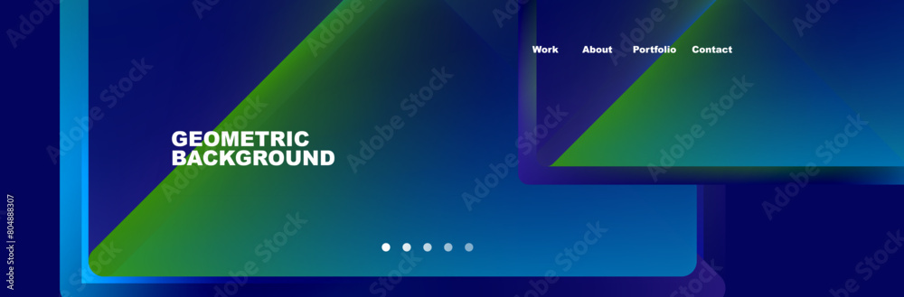 a blue and green geometric background with squares and triangles High quality a blue and green geometric background with squares and triangles High quality