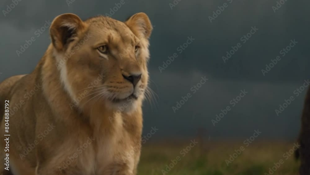 a lion in the jungle a lion in the jungle