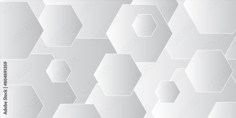 Pile of geometric pattern of hexagons. a gray and gradient background. graphic style concept technology backdrop. Pile of geometric pattern of hexagons. a gray and gradient background. graphic style concept technology backdrop.