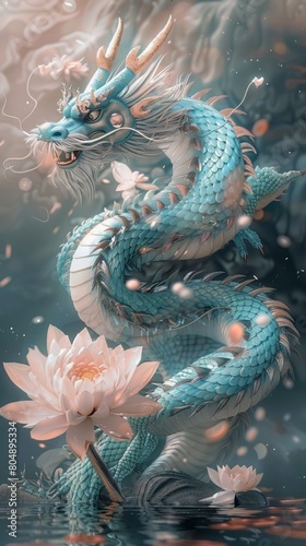 fantasy chinese dragon background wallpaper - photo resources © Kei