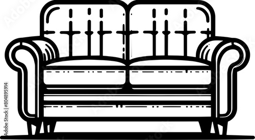 Loveseat furniture icon