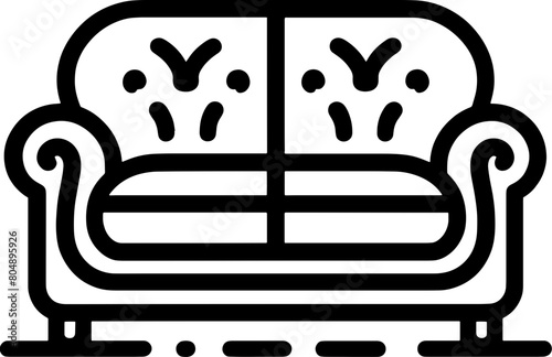 Loveseat furniture icon 7