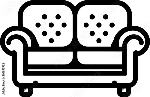 Loveseat furniture icon 11