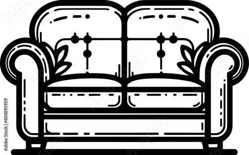 Loveseat furniture icon 6