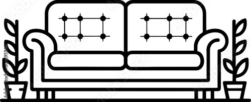 Loveseat furniture icon 4