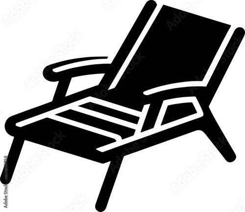 Lounge chair furniture icon 15