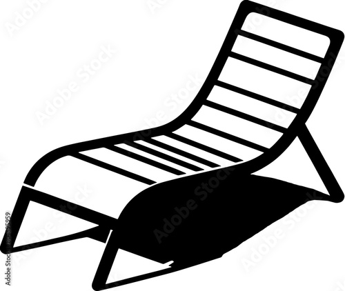 Lounge chair furniture icon 13