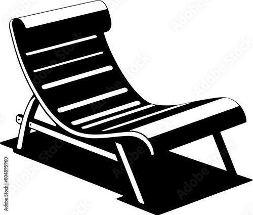 Lounge chair furniture icon 12