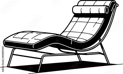 Lounge chair furniture icon 11