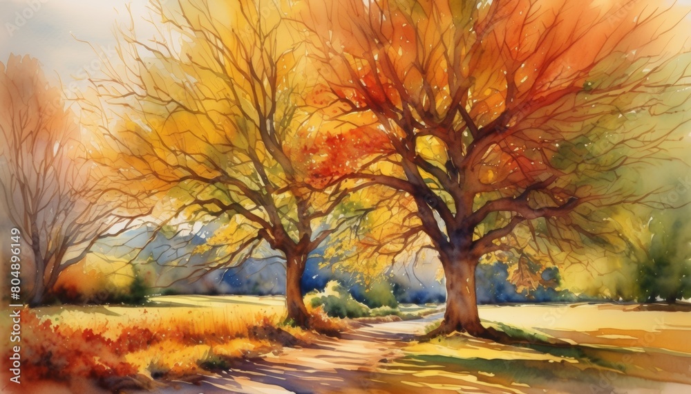 Watercolor Scenery Watercolor Scenery