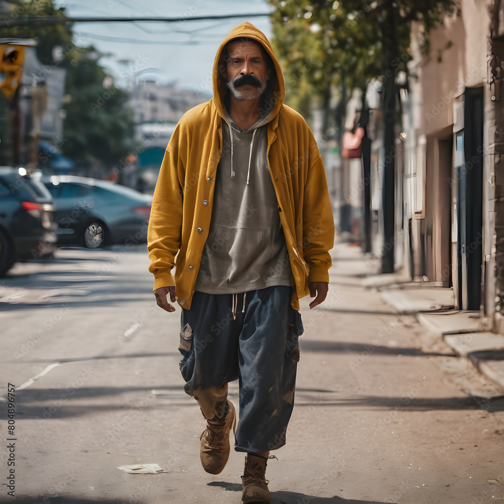 person walking in the city person walking in the city