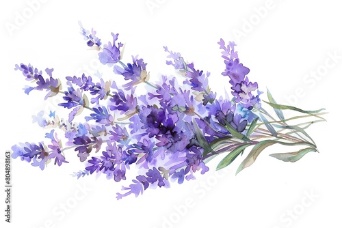 Lavender lavender flowers purple bouquet of flowers. Generative Ai