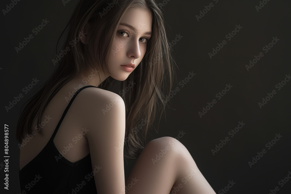 Naklejka premium Easygoing and playful personality of a teenager