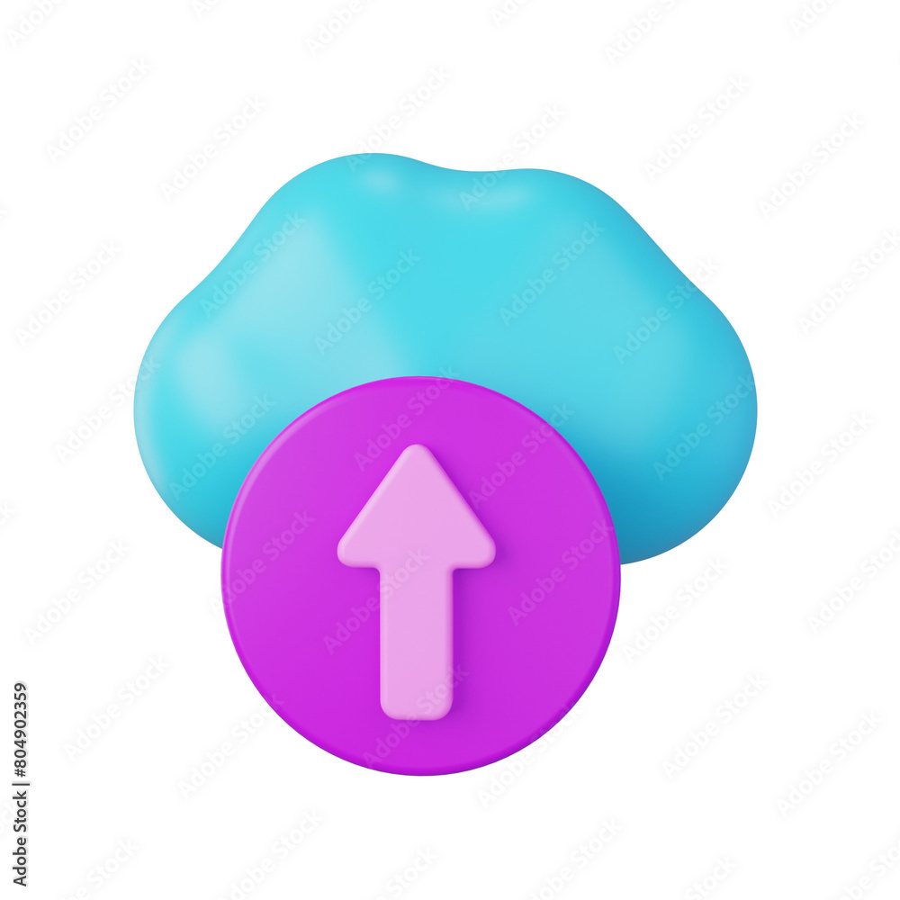 upload 3d render icon upload 3d render icon