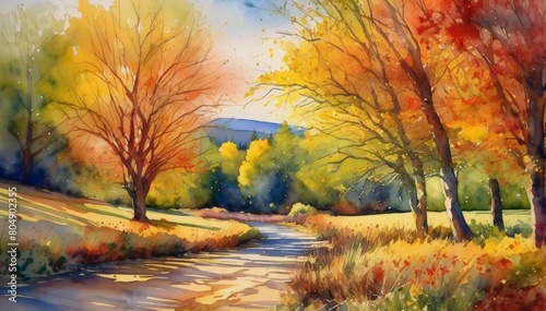 Watercolor Scenery