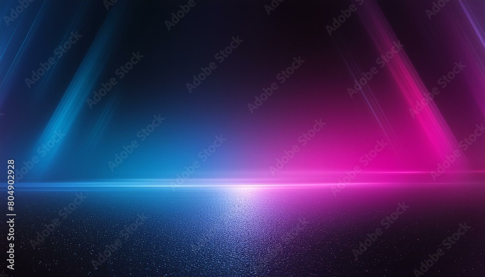 Nocturnal Neon: Black Blue Pink Gradient with Grungy Texture