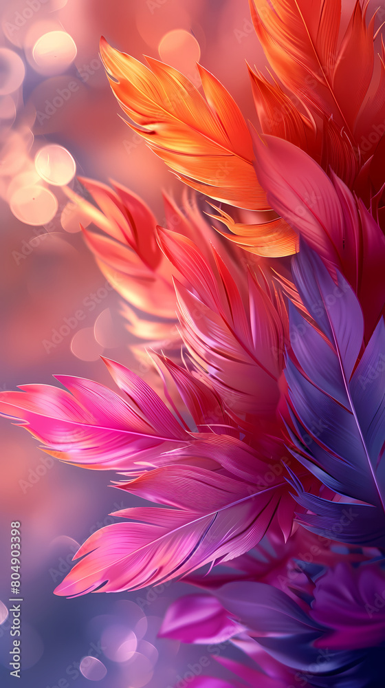 Background of soft and blurred chicken feathers in beautiful colors,Vector illustration Background of soft and blurred chicken feathers in beautiful colors,Vector illustration