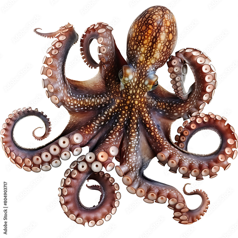 Fototapeta premium Octopus, for underwater animal or fish themes