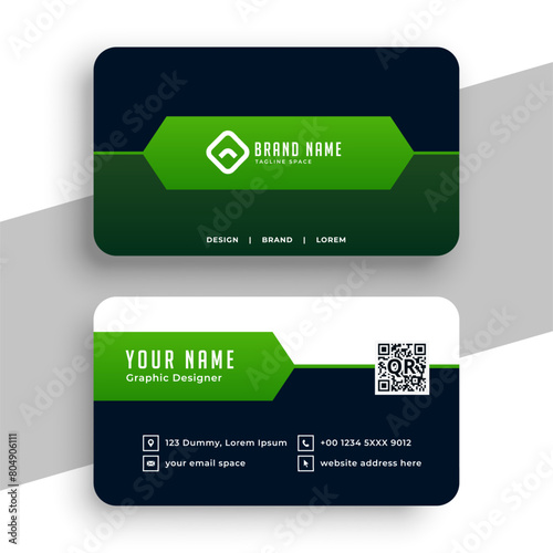 modern business identity card template ready to print