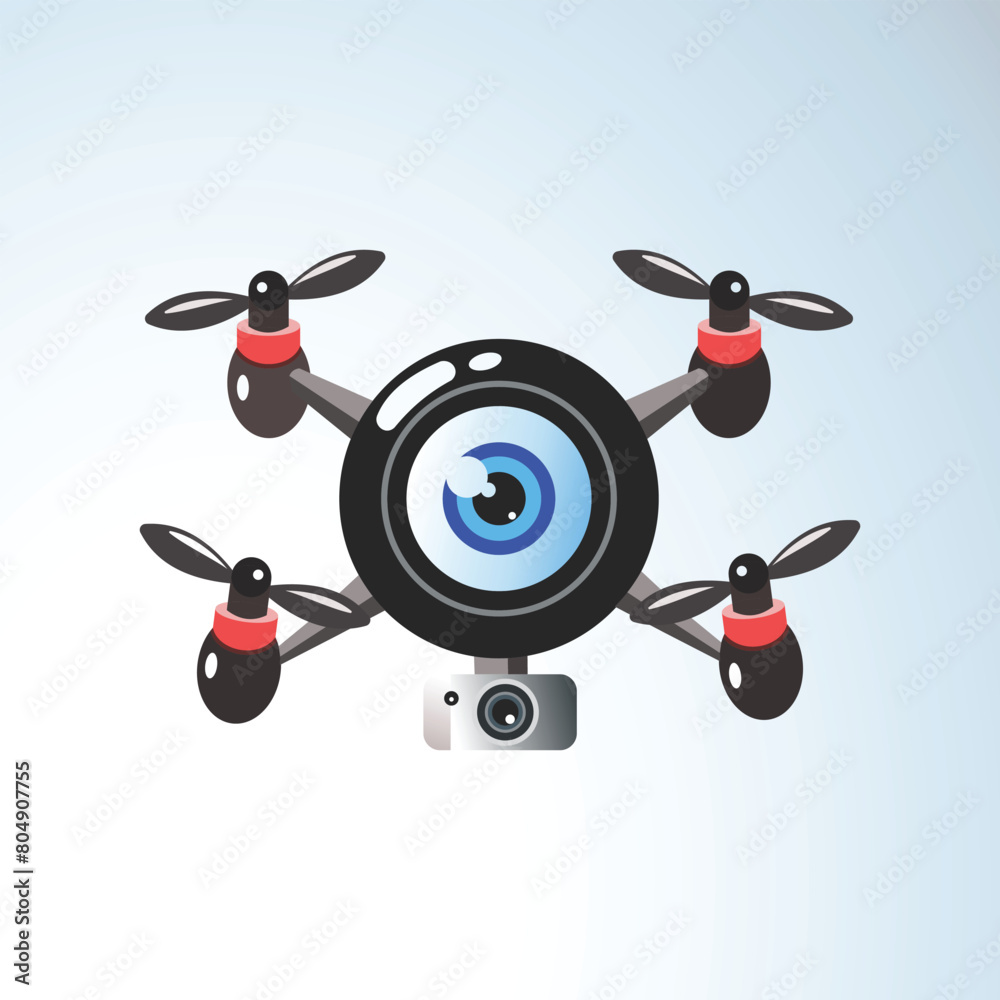 Illustration vector graphic of Spy Drone logo