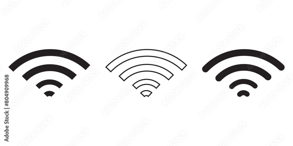 Wireless and wifi icon. Wi-fi signal symbol. Internet Connection. Remote internet access collection - stock vector. Wireless and wifi icon. Wi-fi signal symbol. Internet Connection. Remote internet access collection - stock vector.