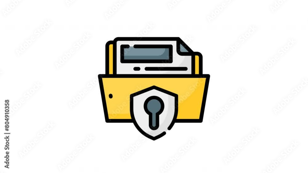 Security folder icon animation Security folder icon animation