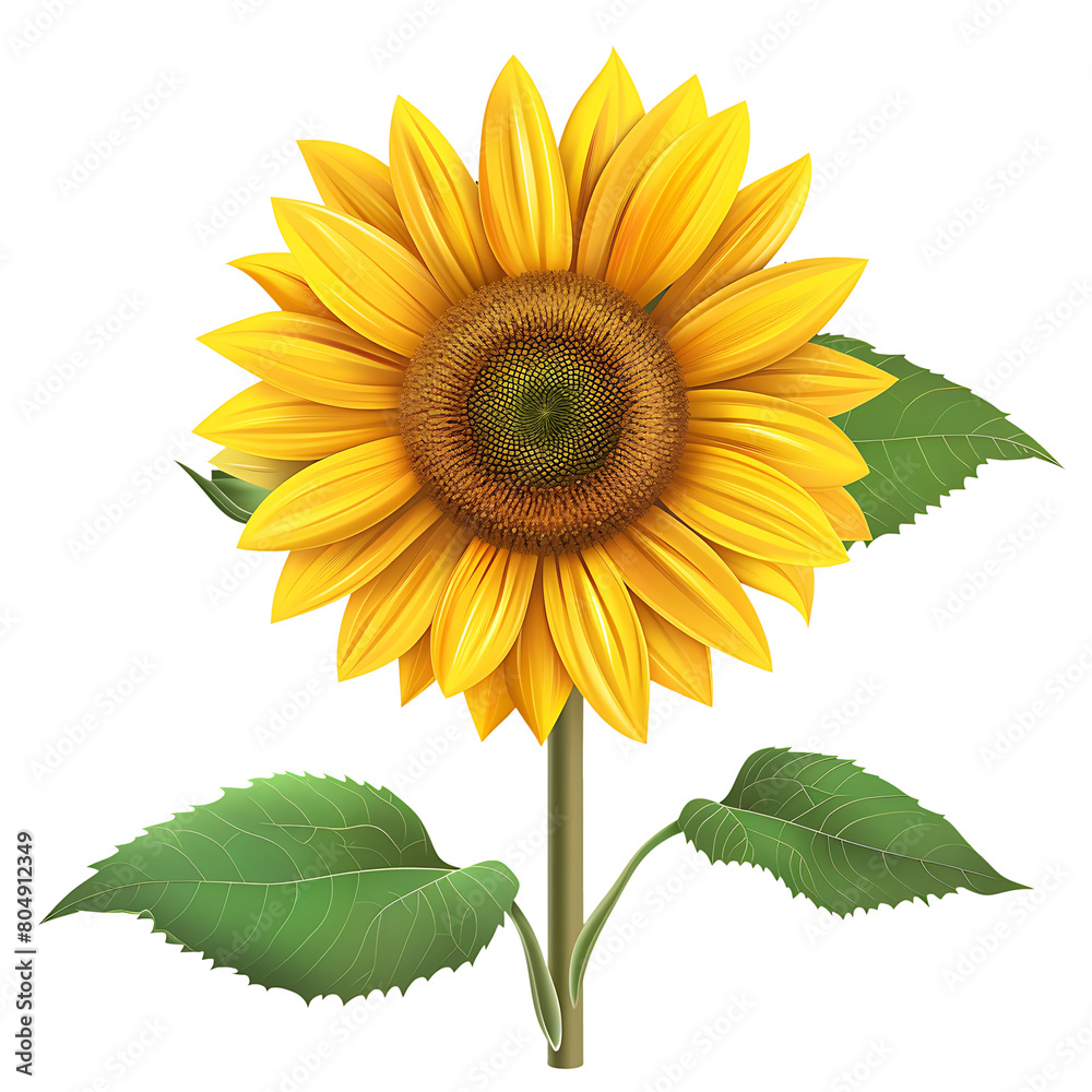 Fototapeta premium Sunflowers, for a floral theme or for decoration
