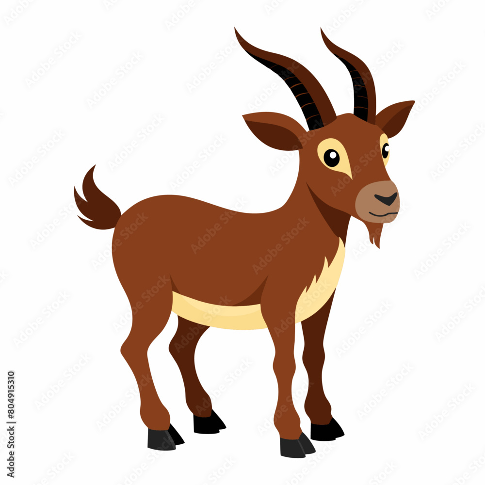Fototapeta premium Goat Vector art illustration (16)