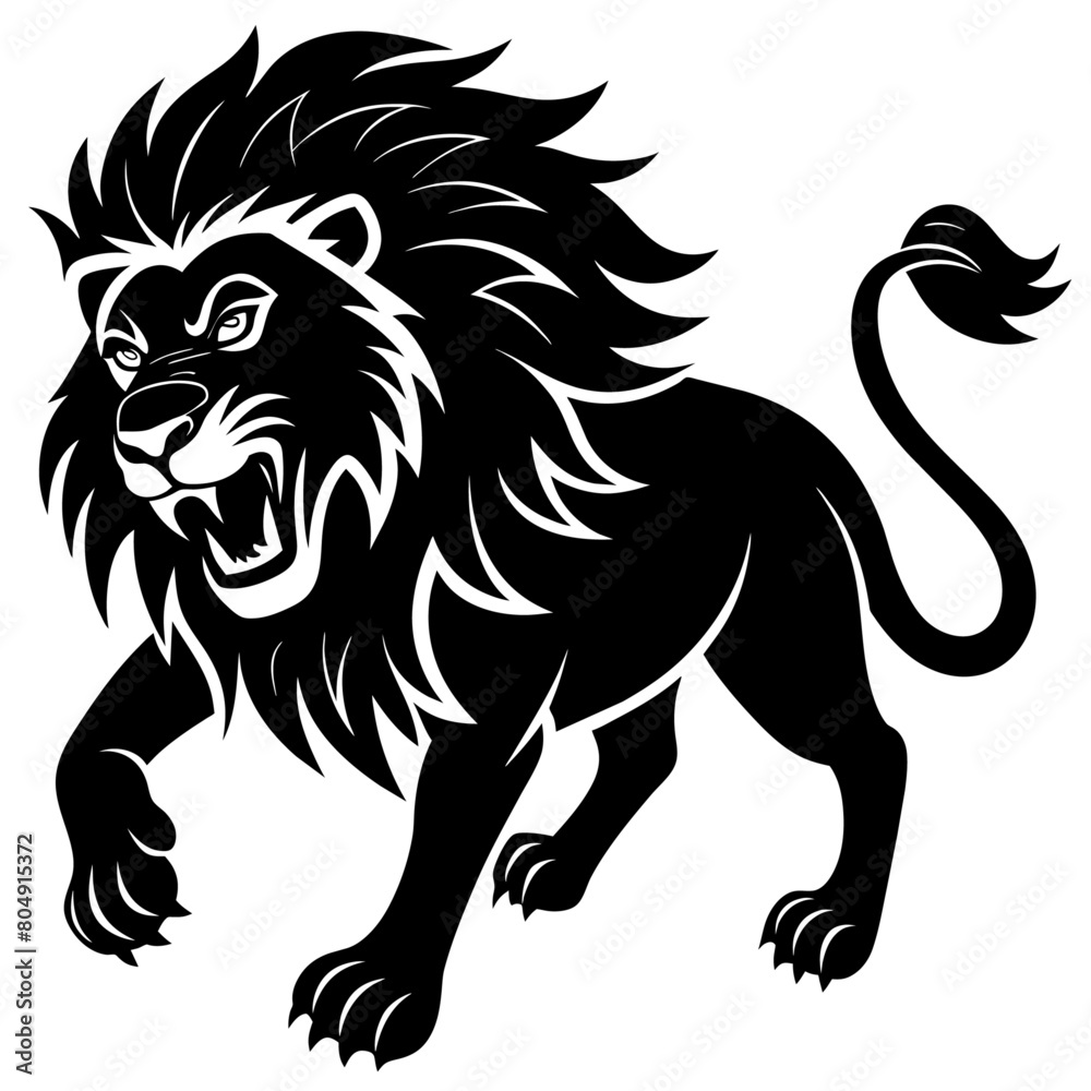 Lion Vector art illustration (6) Lion Vector art illustration (6)