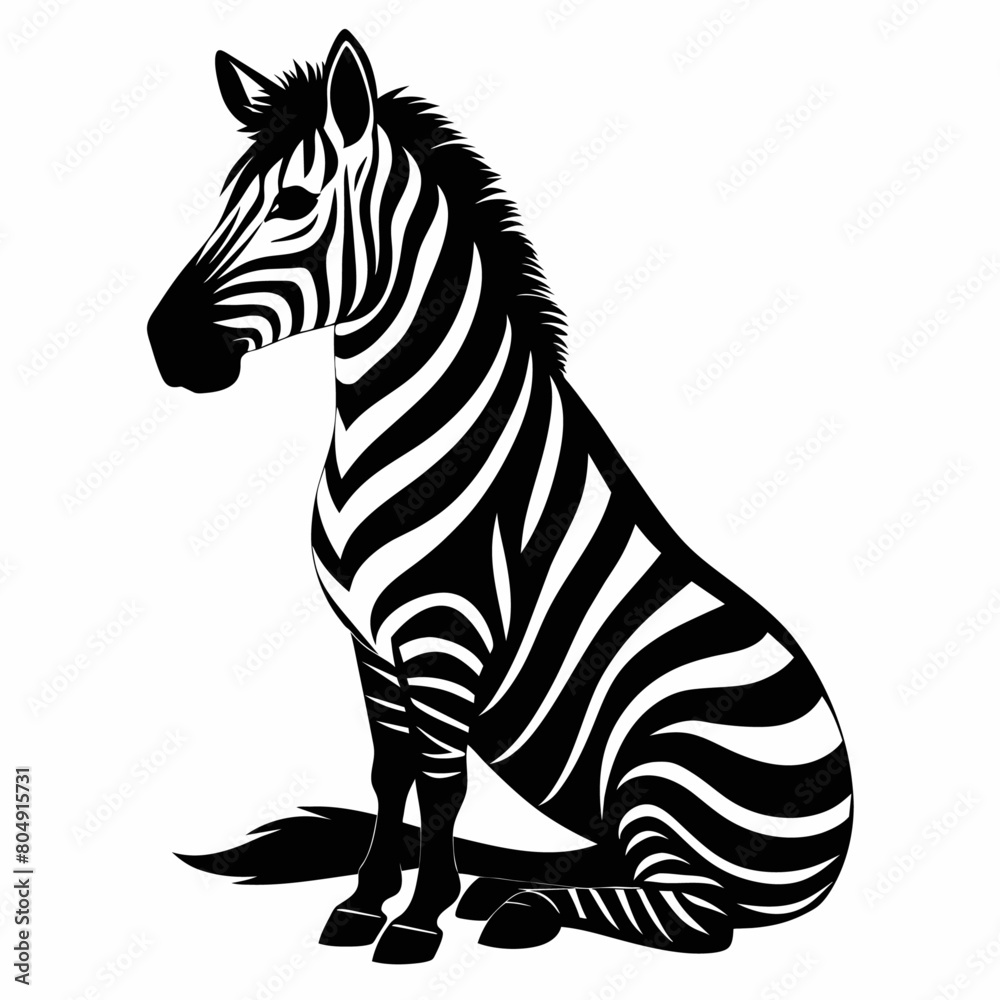 zebra vector art illustration flat style (1) zebra vector art illustration flat style (1)