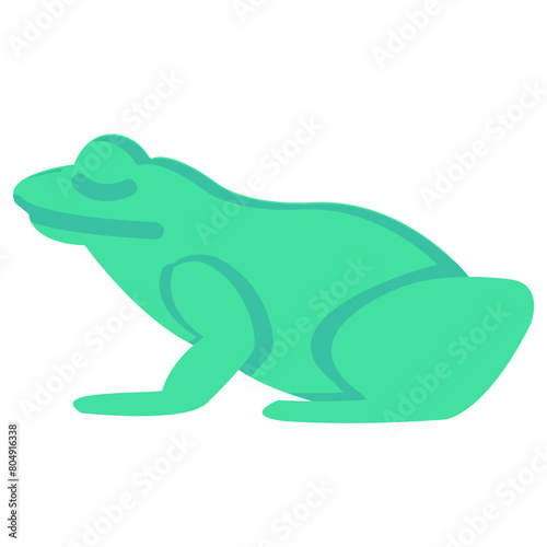 frog flat vector icon
